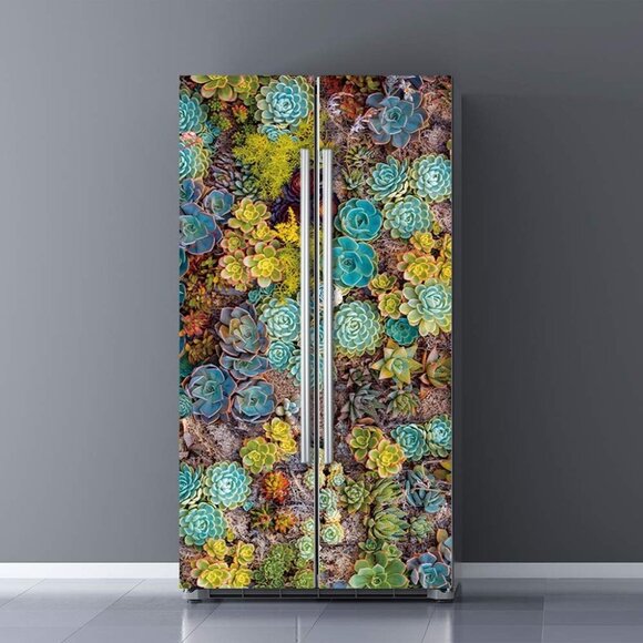 Other - Nature Art Self Stick Vinyl Door Mural Sticker, Peel and Stick Removable Refrige